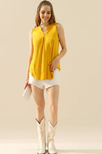 Load image into Gallery viewer, Notched Sleeveless Top
