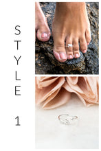 Load image into Gallery viewer, Sterling Silver Toe Rings
