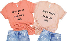 Load image into Gallery viewer, Good Vibes Plus Camping Softstyle Tee
