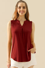 Load image into Gallery viewer, Notched Sleeveless Top
