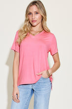 Load image into Gallery viewer, Super Soft V-Neck High-Low T-Shirt
