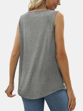 Load image into Gallery viewer, Ruched Square Neck Tank
