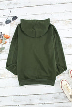 Load image into Gallery viewer, Lace-Up Dropped Shoulder Hoodie
