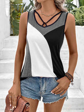 Load image into Gallery viewer, Color Block Tank Top

