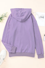 Load image into Gallery viewer, Lace-Up Dropped Shoulder Hoodie
