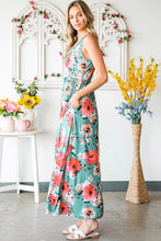 Load image into Gallery viewer, Floral Maxi Dress with Pockets
